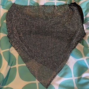 Sparkly rhinestone/chain link top